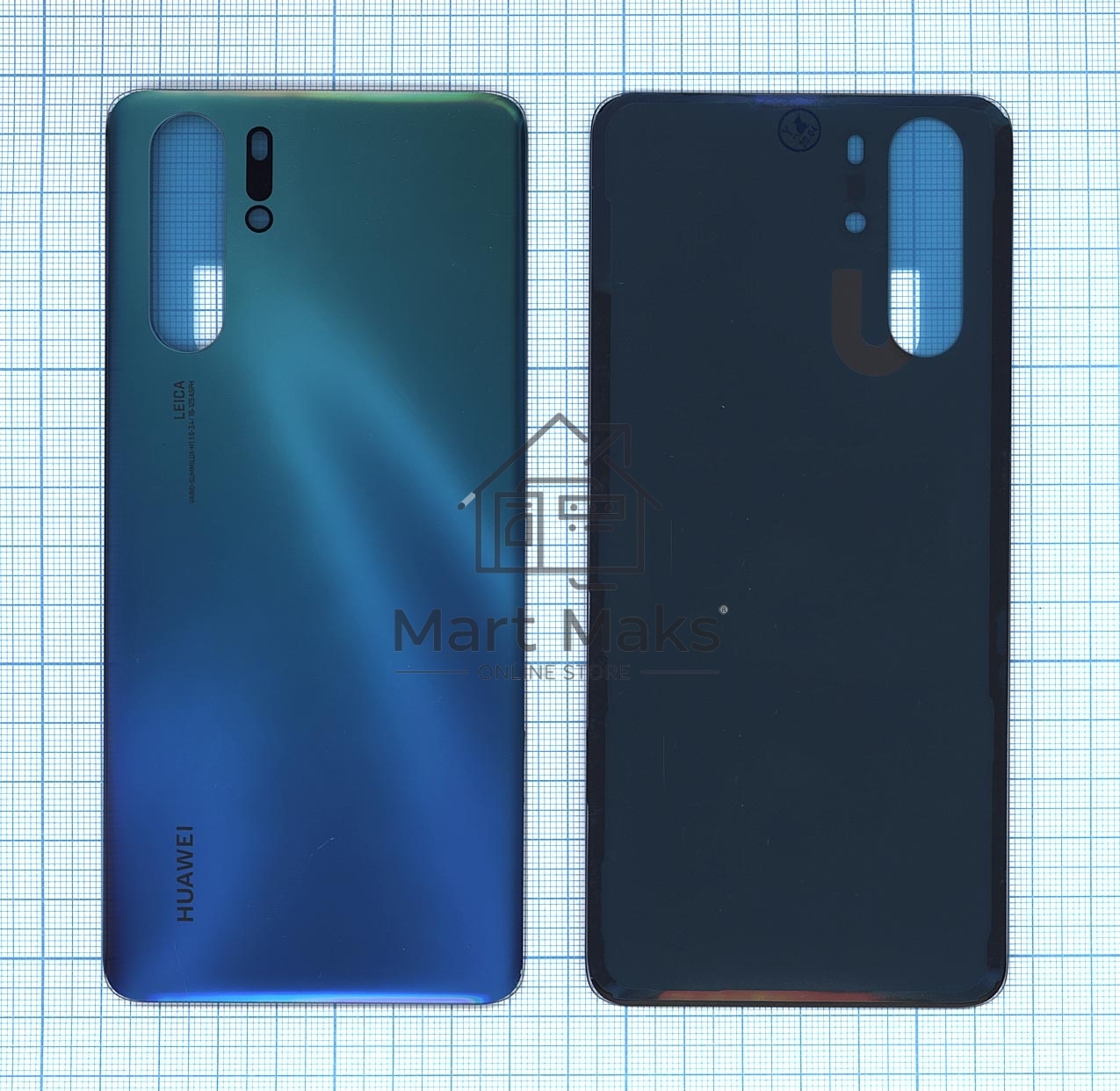 Задняя крышка для Huawei P30 Pro  aurora blue