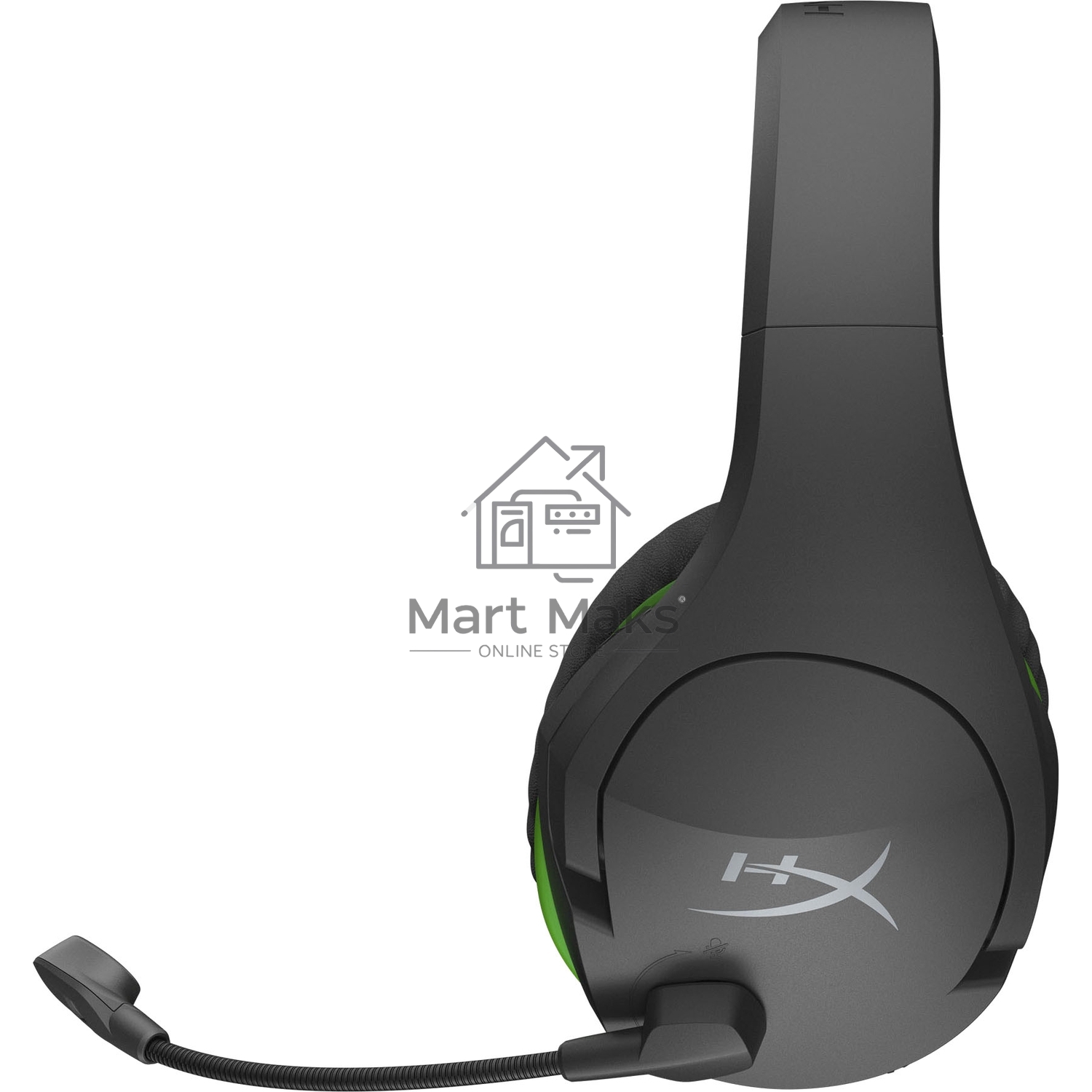 Игровые наушники чёрно-серые ASUS TUF Gaming H3 WL (2.4 ГГц, 7.1 виртуально, 50мм, неодимовые магниты, 32 Ом, 20~20000 Гц, микрофон, USB-C, PC, Mac, PS4, Nintendo Switch, Xbox One, 90YH02ZG-B3UA00)