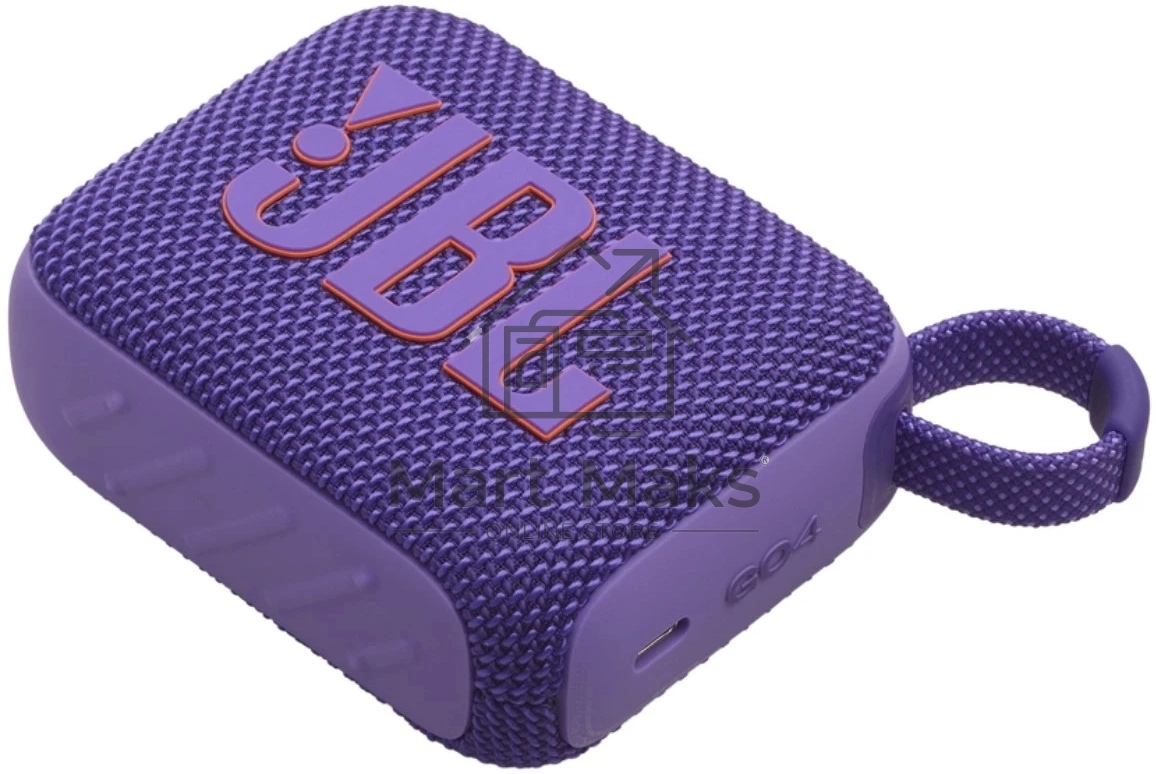 Портативная акустика JBL GO 4, фиолетовый