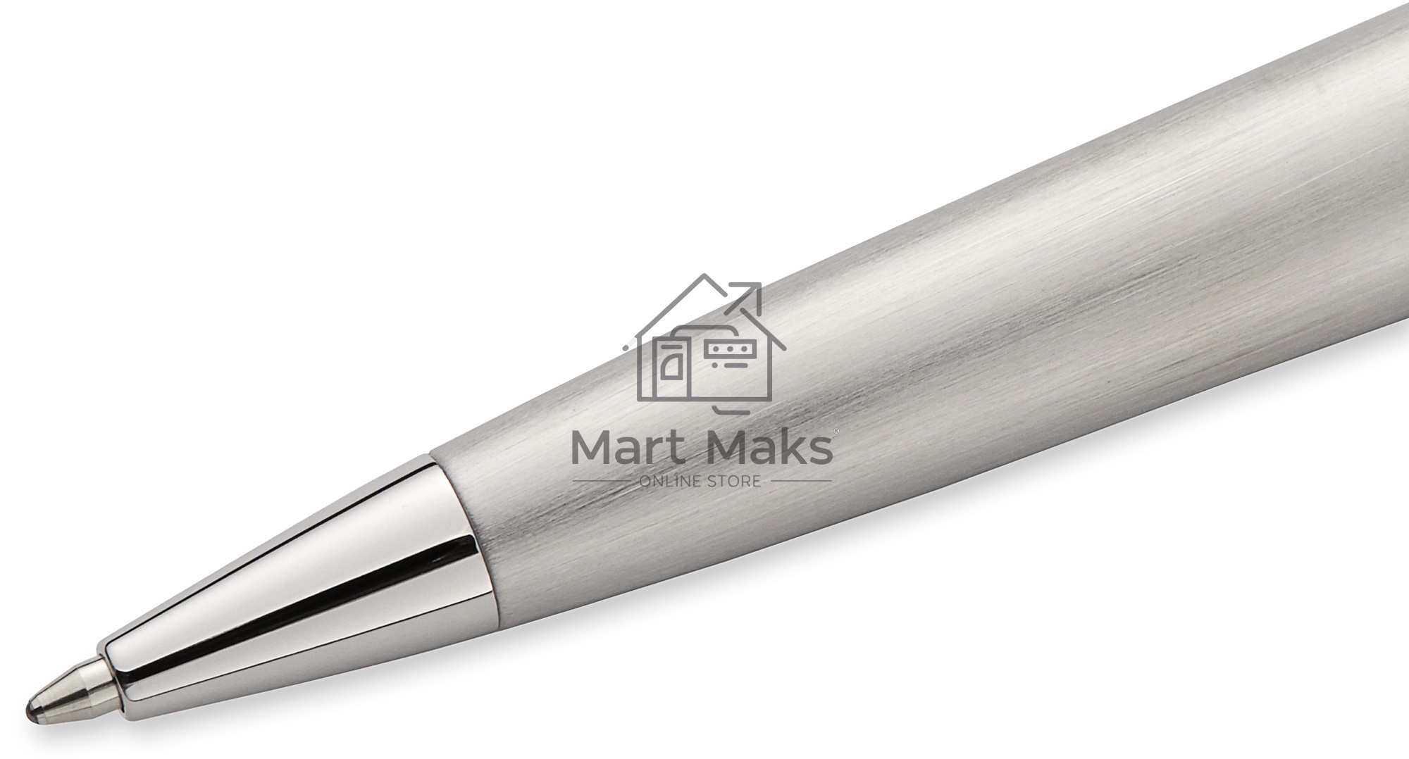 Ручка шариковая Waterman Expert 3 (CWS0952100) Stainless Steel CT M, синие чернила, подарочная коробка, сменный стержень, 1 стержень, круглая, 1 цвет