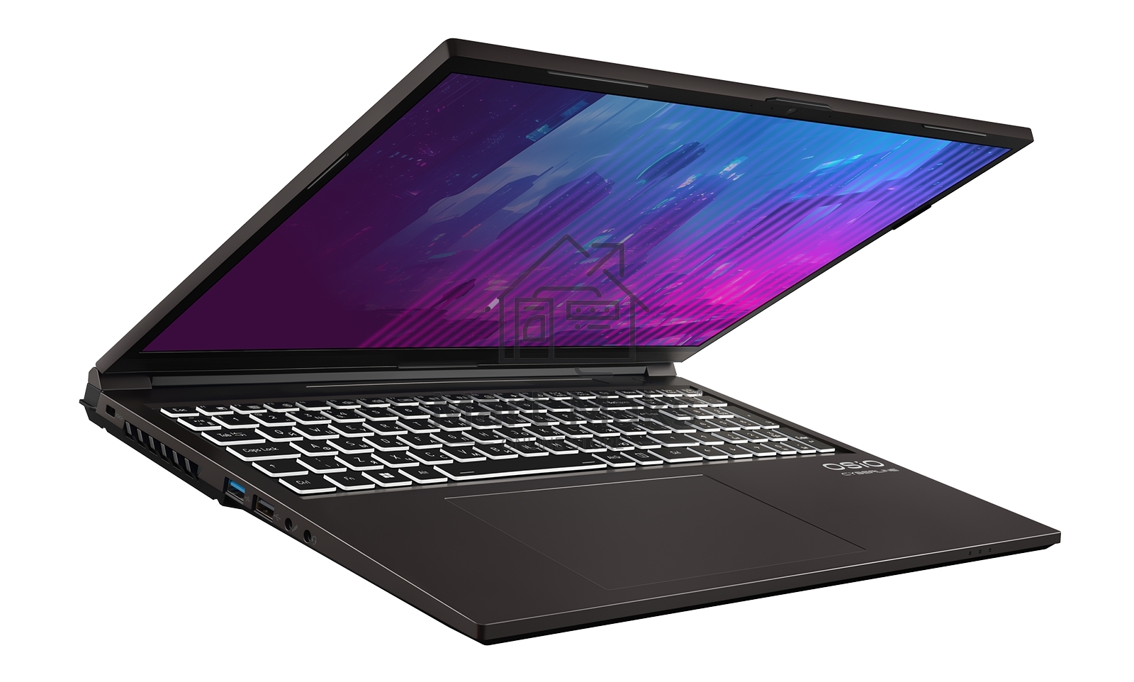 Ноутбук Osio CyberLine C160i-004 коричневый Core i7 12650H 16Gb SSD512Gb NVIDIA GeForce RTX4060 8Gb 16