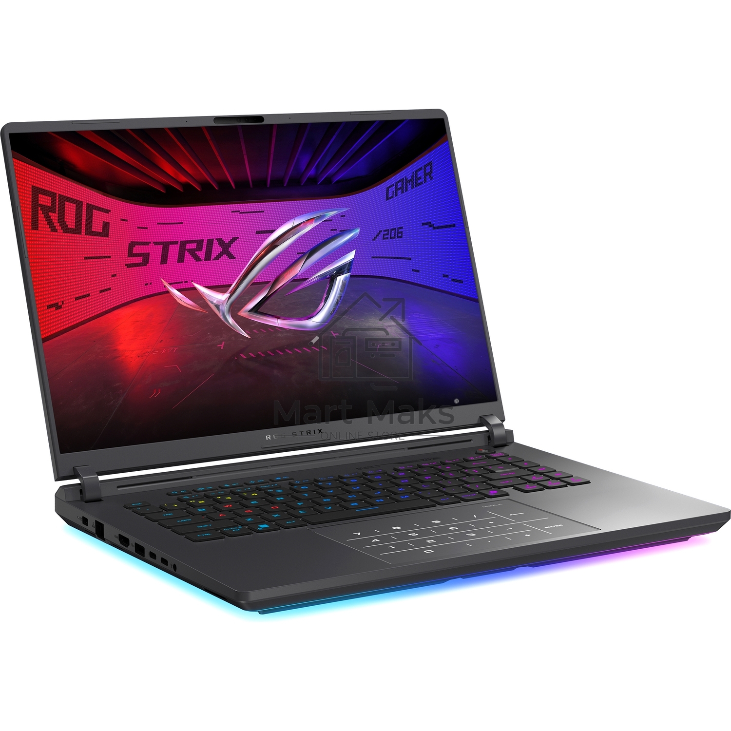 Ноутбук Asus ROG Strix G16 G615LW-S5080 серый Core Ultra 9 275HX 32Gb SSD1Tb NVIDIA GeForce RTX5080 16Gb 16