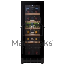 Винный шкаф LEX LWD3020BL черный, 56 л, 1 отсек, 20 бут.