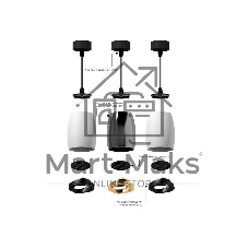 Корпус светильника C1123 DCH черный хром D70*60*H100mm MR16 GU5.3