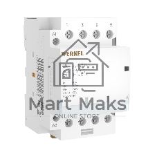Контактор модульный WERKEL 40 A 4NO (3 мод.) W943M40O