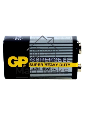 Батарея GP Supercell 1604S 6F22 9V (1шт)