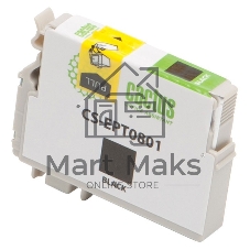 Картридж струйный Cactus CS-EPT0801 (T0801) черный (13 мл) для Epson Stylus PhotoP50/PX650/PX660/PX700/PX700W/PX710/PX710W/PX720/PX720WD/PX800/PX800FW/PX810/PX810FW/PX820/PX820FWD/R265/R285/R360/RX560/RX585/RX685