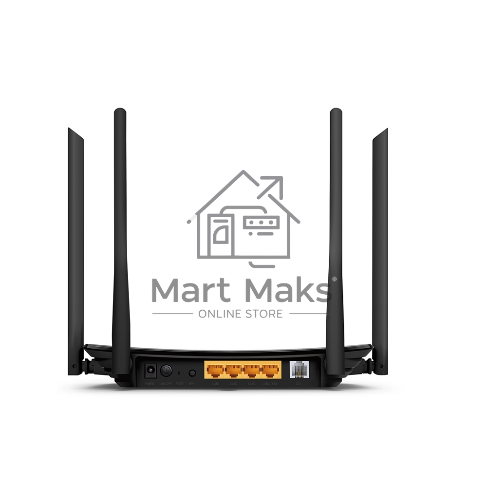Роутер беспроводной TP-Link Archer VR300 AC1200 10/100BASE-TX/ADSL черный