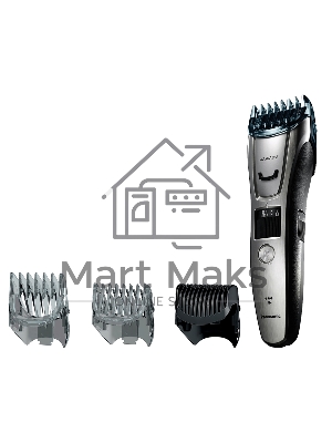 Машинка для стрижки Panasonic ER-GB80-S520 серебристый (насадок в компл:3шт)