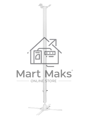 Кронштейн для проектора Buro PR06-W белый макс.20кг потолочный поворот и наклон