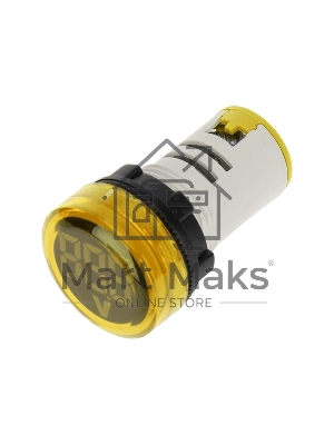 Индикатор значения напряжения желтый VD22 70-500 В Rexant