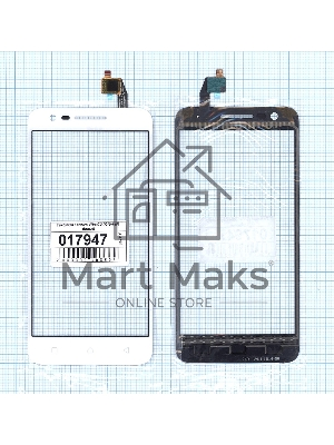 Сенсорное стекло (тачскрин) для Lenovo Vibe C2 / Vibe C2 Power (K10A40) белое