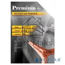 Обложки для переплёта Office Kit A4 прозрачный (100шт) PCA400180