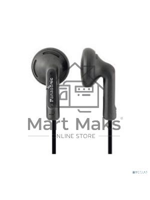 Наушники вкладыши Panasonic RP-HV094GU-K черный проводные (в ушной раковине)