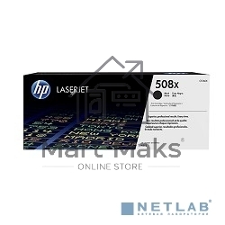 Тонер Картридж HP 508X CF360X черный для HP CLJ M552/M553 (12500стр.)