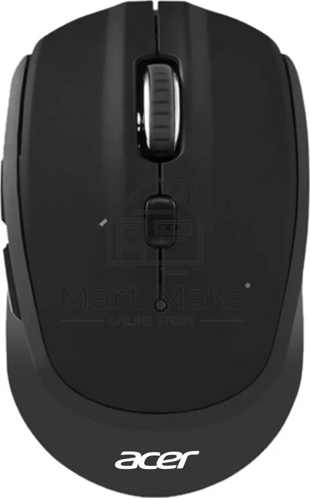 Мышь беспроводная Acer OMR040 черный, 1600 dpi, радиоканал, USB, кнопки - 6