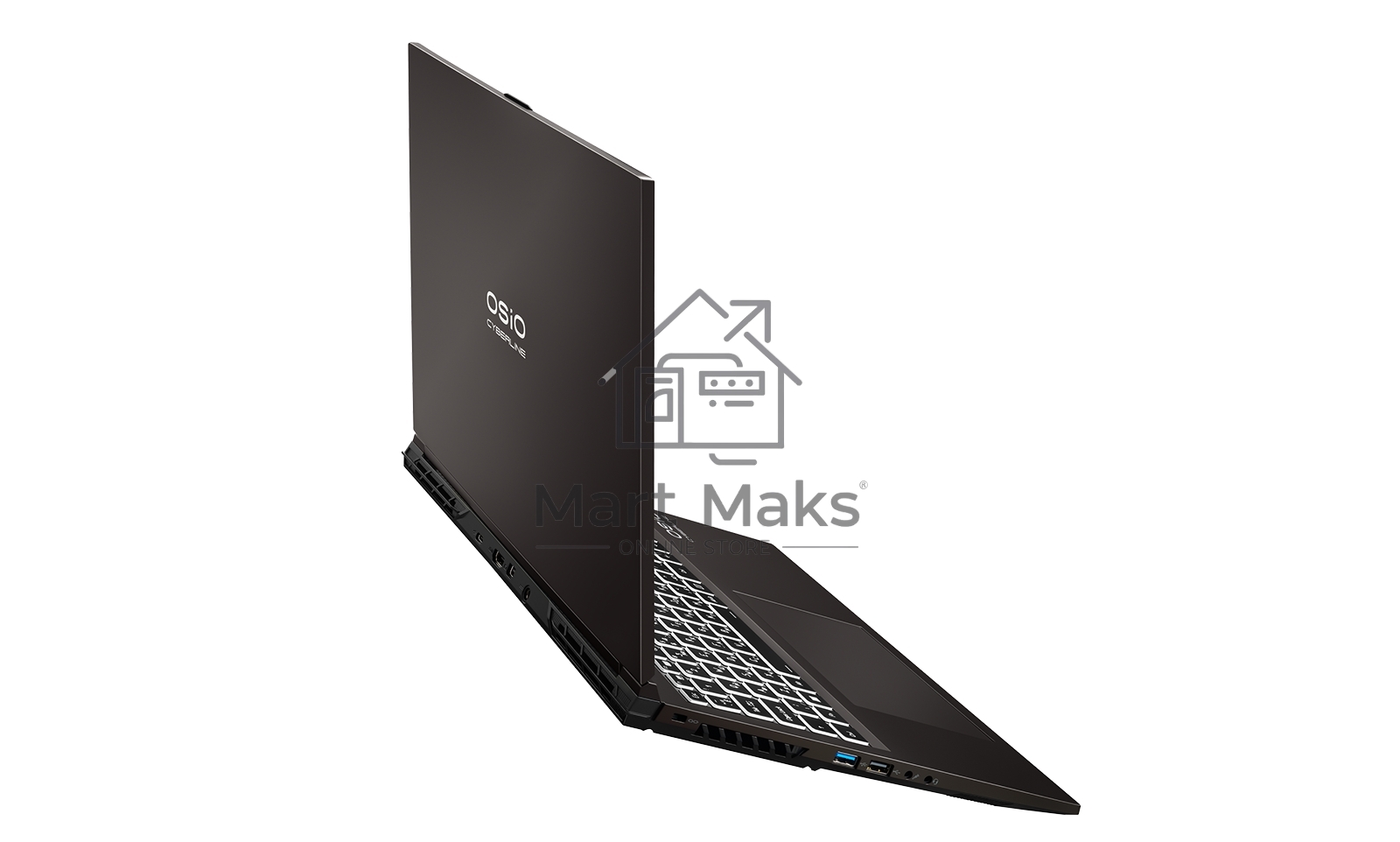 Ноутбук Osio CyberLine C160i-004 коричневый Core i7 12650H 16Gb SSD512Gb NVIDIA GeForce RTX4060 8Gb 16