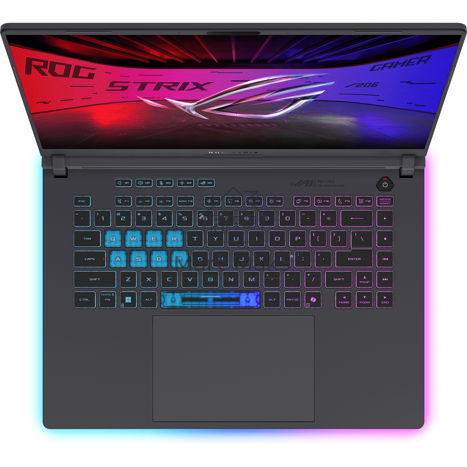 Ноутбук Asus ROG Strix G16 G615LW-S5080 серый Core Ultra 9 275HX 32Gb SSD1Tb NVIDIA GeForce RTX5080 16Gb 16
