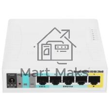 Роутер беспроводной MikroTik RB951UI-2HND N300 10/100BASE-TX белый