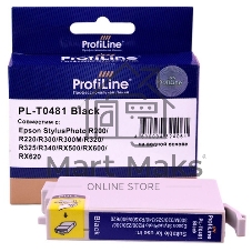 Картридж струйный ProfiLine PL-T0481 для принтеров Epson StylusPhoto R200/R220/R300/R300M/R320/R325/R340/RX500/RX600/RX620 Black водн