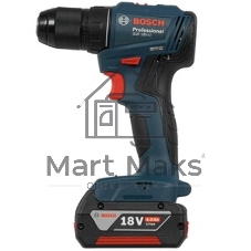 Дрель-шуруповерт Bosch GSR 185-LI, 18 В, 2 Ач, 50 Нм, бесщеточный