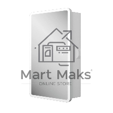 Зеркальный шкаф Bau Stil 40х80, LED подсветка, сенсор, плавное закрывание, оборачиваемый