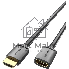 Кабель-удлинитель Vention HDMI High speed v2.0 with Ethernet 19F/19M - 5м