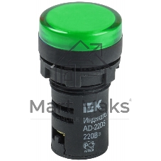Арматура светосигнальная AD-22DS 24В AC/DC зел. IEK BLS10-ADDS-024-K06