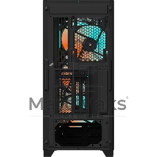 Компьютерный корпус Gigabyte C301G черный без БП ATX 4x120мм 4x140мм 2xUSB 3.0 audio bott PSU