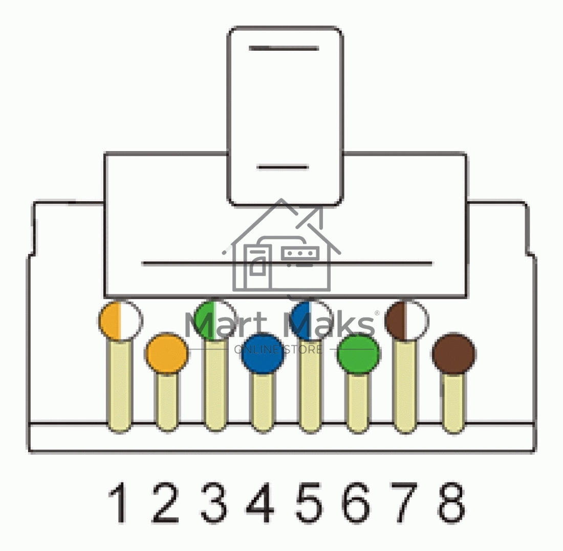 Коннектор RJ45 STP 8P8C, универсальный, для толстого кабеля, cat.6, 100 шт.