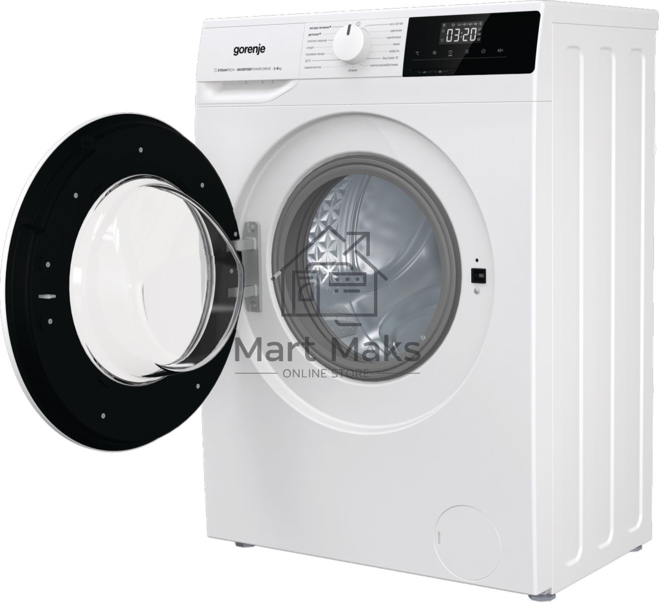 Стиральная машина Gorenje W1NHPI60SCS белый, загрузка фронтальная 6 кг, 1000 об/мин., класс: А
