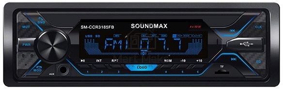 Автомагнитола Soundmax SM-CCR3185FB 1DIN 4x50Вт