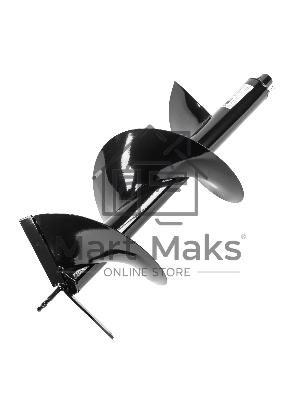 Шнек для грунта Denzel E-300, диаметр 300мм, длина 800мм,соединение 20мм, несъемный нож