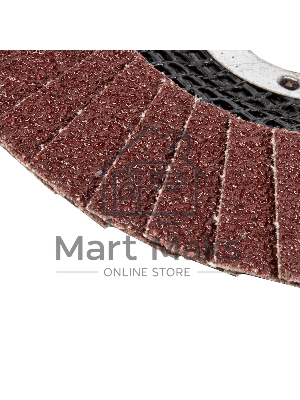 Круг лепестковый Сибртех торцевой, конический, Р 60, 125 х 22,2 мм