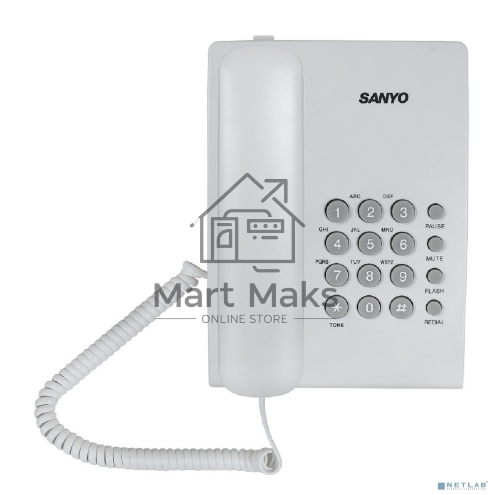 Телефон проводной SANYO RA-S204W белый
