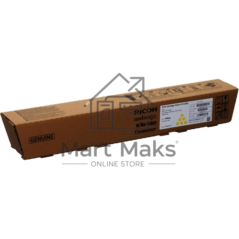 Желтый тонер стандартный Ricoh 842459 M C2000L (2.5К) Print Cartridge Yellow M C2000L