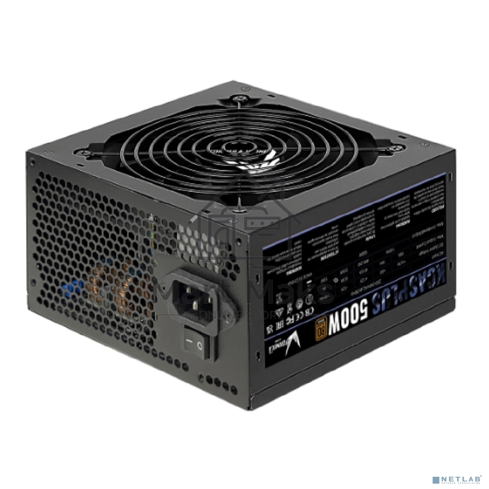 Блок питания Aerocool / Formula KCAS-500W PLUS RTL, 500Вт, 80 PLUS Bronze, 120мм, черный