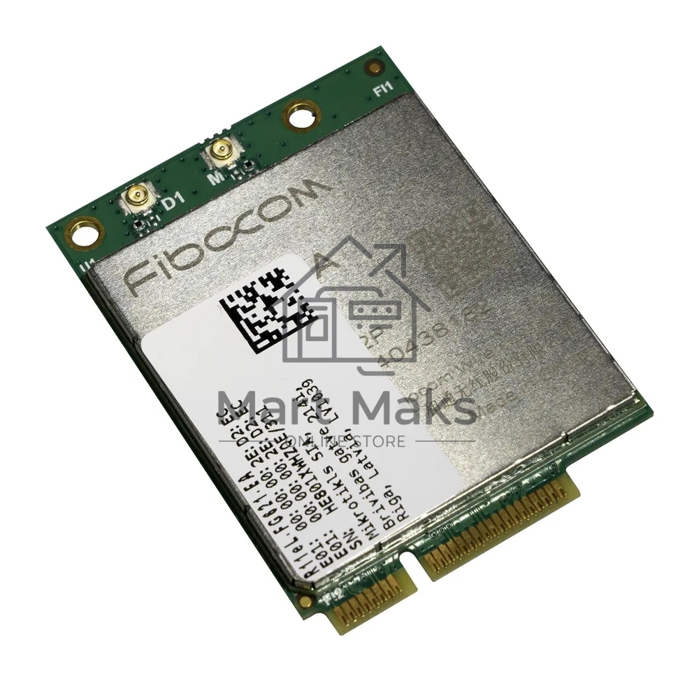 Плата концентратора MikroTik R11eL-FG621-EA miniPCi-e card, 3G/LTE, 2x u.Fl