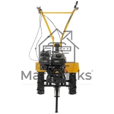 Мотоблок Denzel DPT-270X, 7 л.с., диск.сцеп, шир 90 см, глуб 35 см, фрез 3х4, ВОМ, передачи 2В/1Н