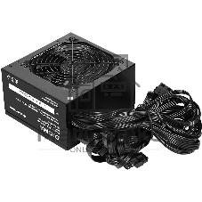 Блок питания Digma DPSU-400W-WH, 400 Вт, 80 PLUS белый, 120 мм, черный