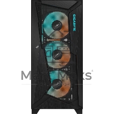 Компьютерный корпус Gigabyte C301G черный без БП ATX 4x120мм 4x140мм 2xUSB 3.0 audio bott PSU
