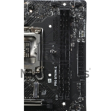 Материнская плата MSI PRO B760M-E, LGA1700, Intel B760, 2xDDR5, 4xSATA, 1xM.2, 1xPCIe 4.0 x16, HDMI, D-Sub, 1x1Gb LAN, 3x3.5 мм, 7.1, microATX