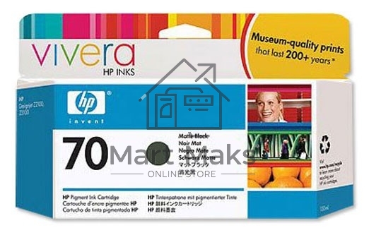 Картридж струйный HP №70 C9448A черный матовый для HP DJ Z2100/Z3100 (130мл)