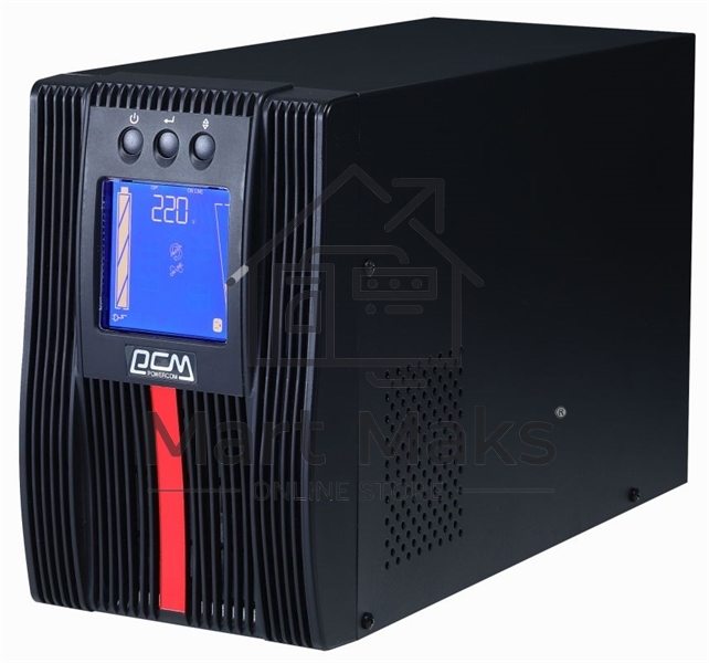 Источник бесперебойного питания Powercom MAC-1000, 1000Wt/1000VA, tower