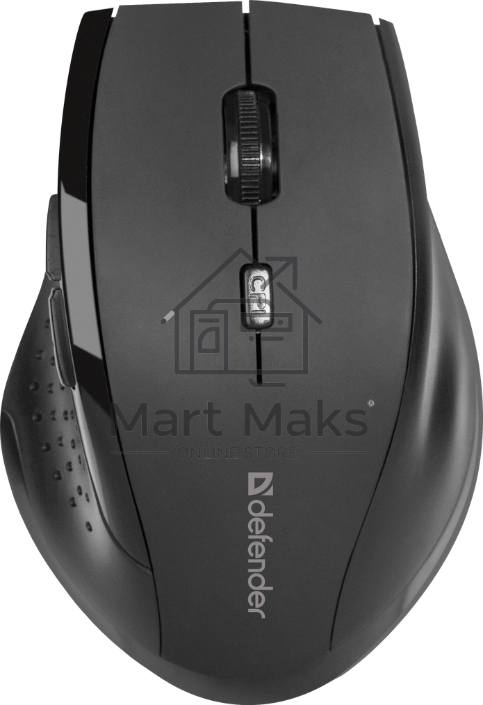 Мышь беспроводная Defender Accura MM-365 черный, 1600 dpi, радиоканал, USB, кнопки - 6