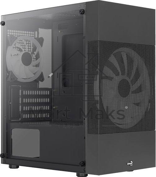 Компьютерный корпус Aerocool / Formula Atomic Lite-G-BK-v2 черный без БП mATX 1x120mm 2xUSB2.0 1xUSB3.0 audio