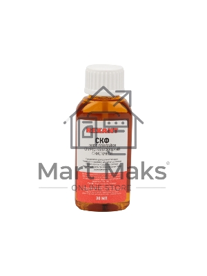 Флюс для пайки Rexant, СКФ (спирто-канифольный), 30 мл, с кисточкой, флакон, блистер