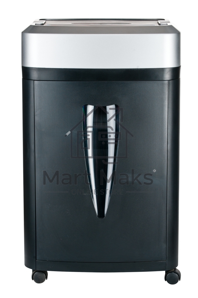 Шредер Office Kit S145 (секр.P-5)/фрагменты/8лист./20лтр./скрепки/скобы/пл.карты/CD