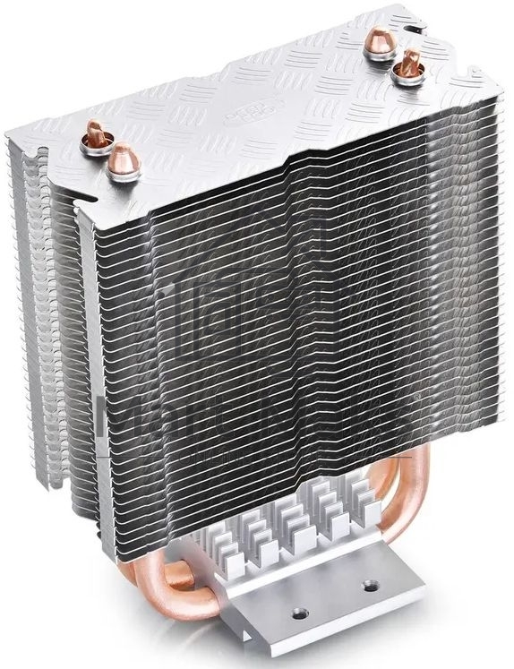Кулер для процессора DEEPCOOL ICE EDGE MINI FS V2.0 синий, 80 мм, алюминий/медь, 2200 об/мин, 24.7 дБ, 3 pin, 100 Вт, 112 мм
