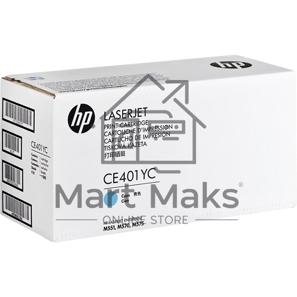 Контрактный Тонер Картридж HP 507Y CE401YC голубой для HP M551/M570/M575
